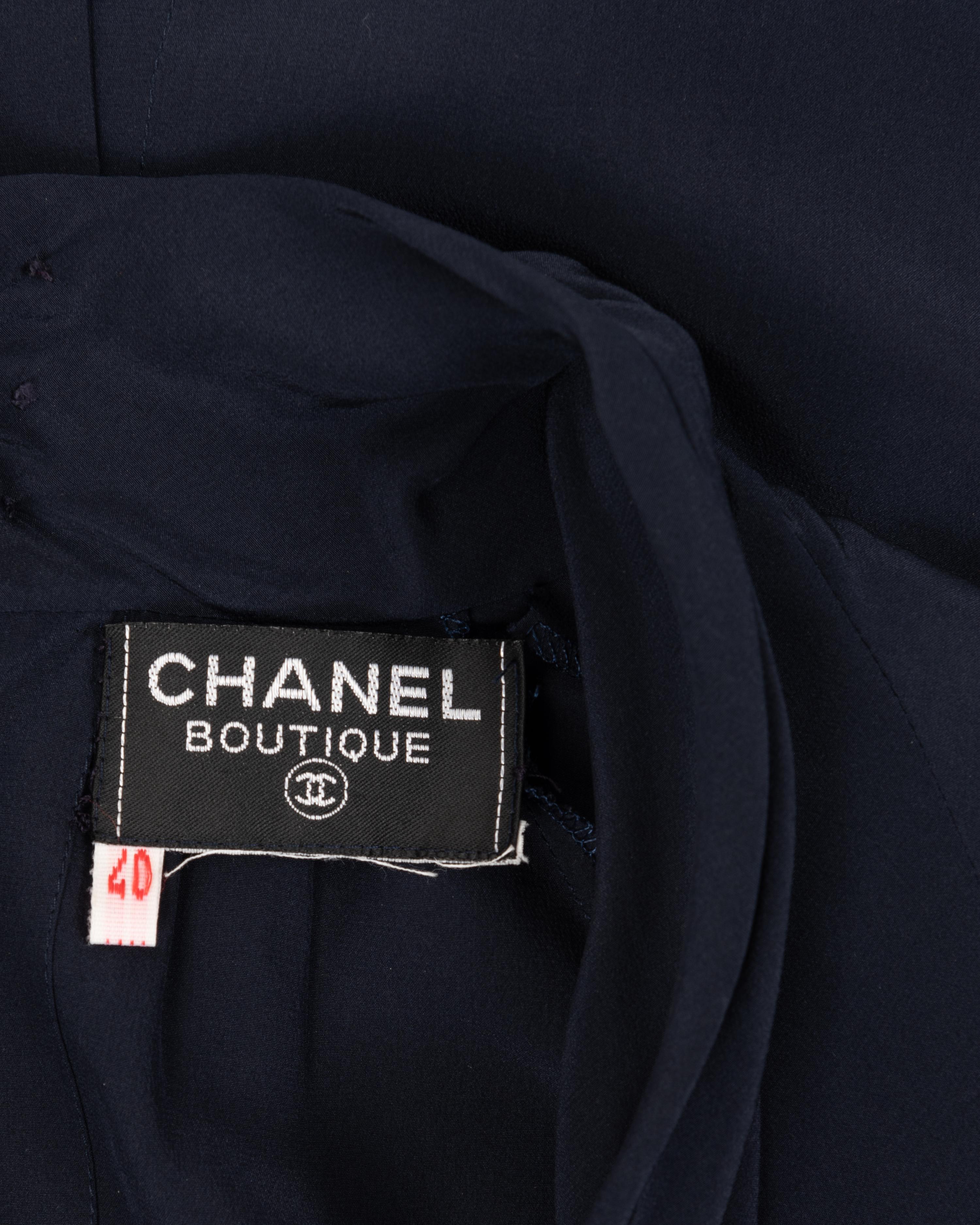 Chanel Wrap Style Dress with Belt