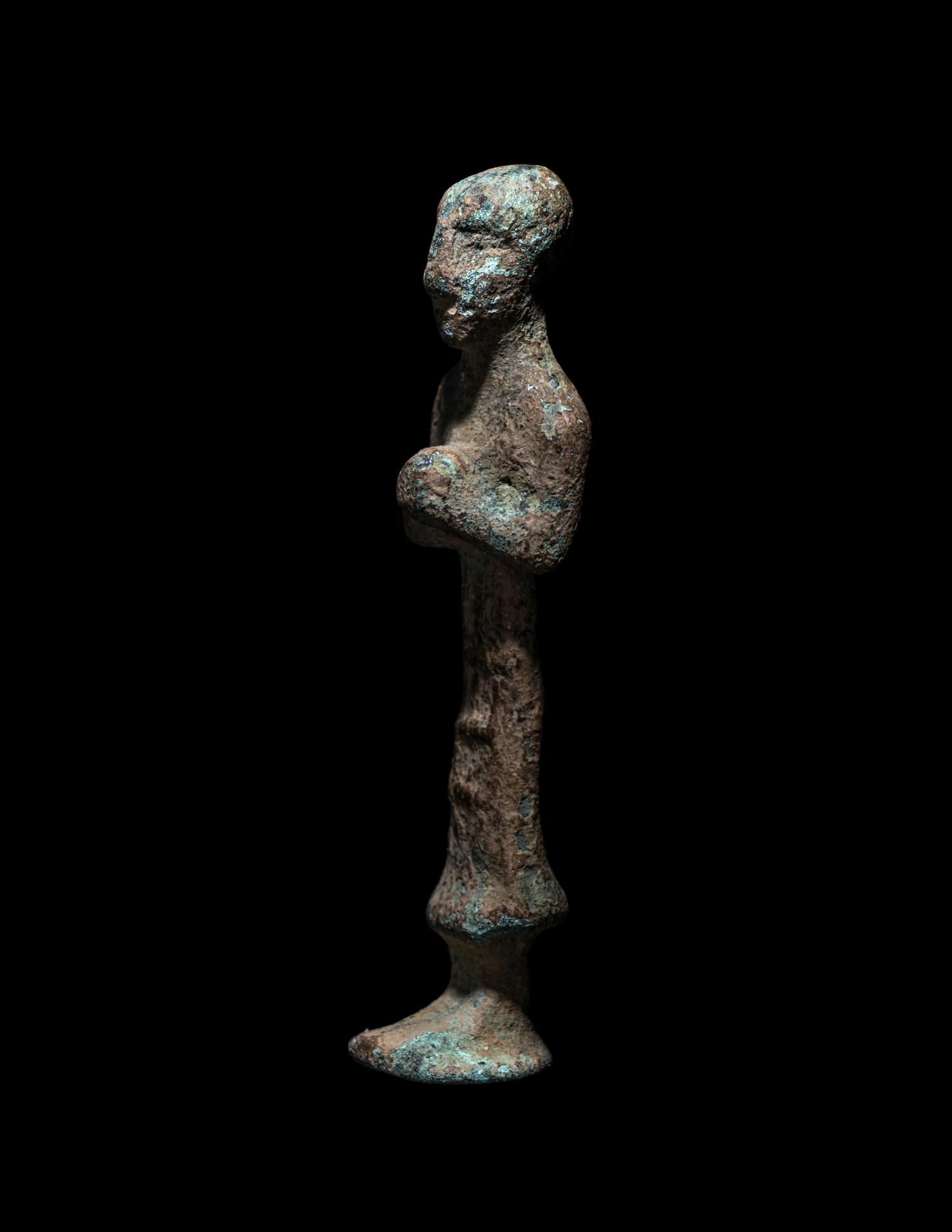 A Sumerian Copper Figure of a Male Worshipper