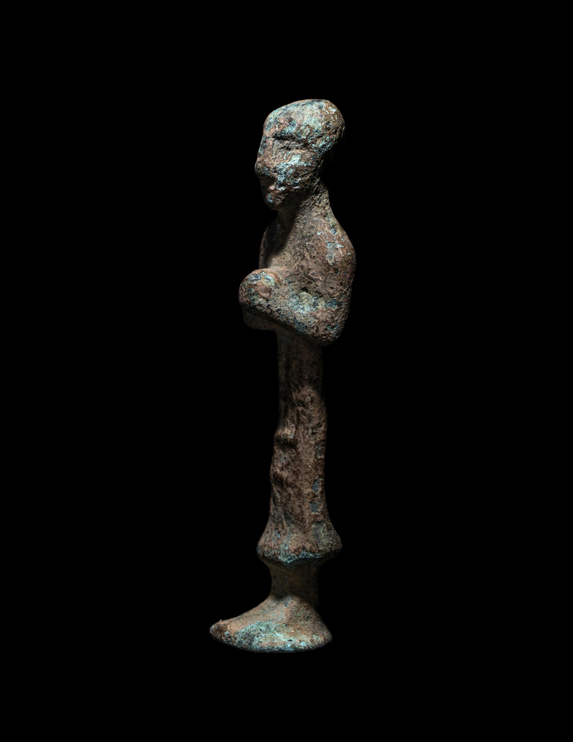 A Sumerian Copper Figure of a Male Worshipper