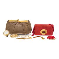 Judith Leiber, Two Lizard Handbags