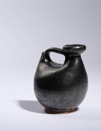 Two South Italian Black-Glazed Vessels