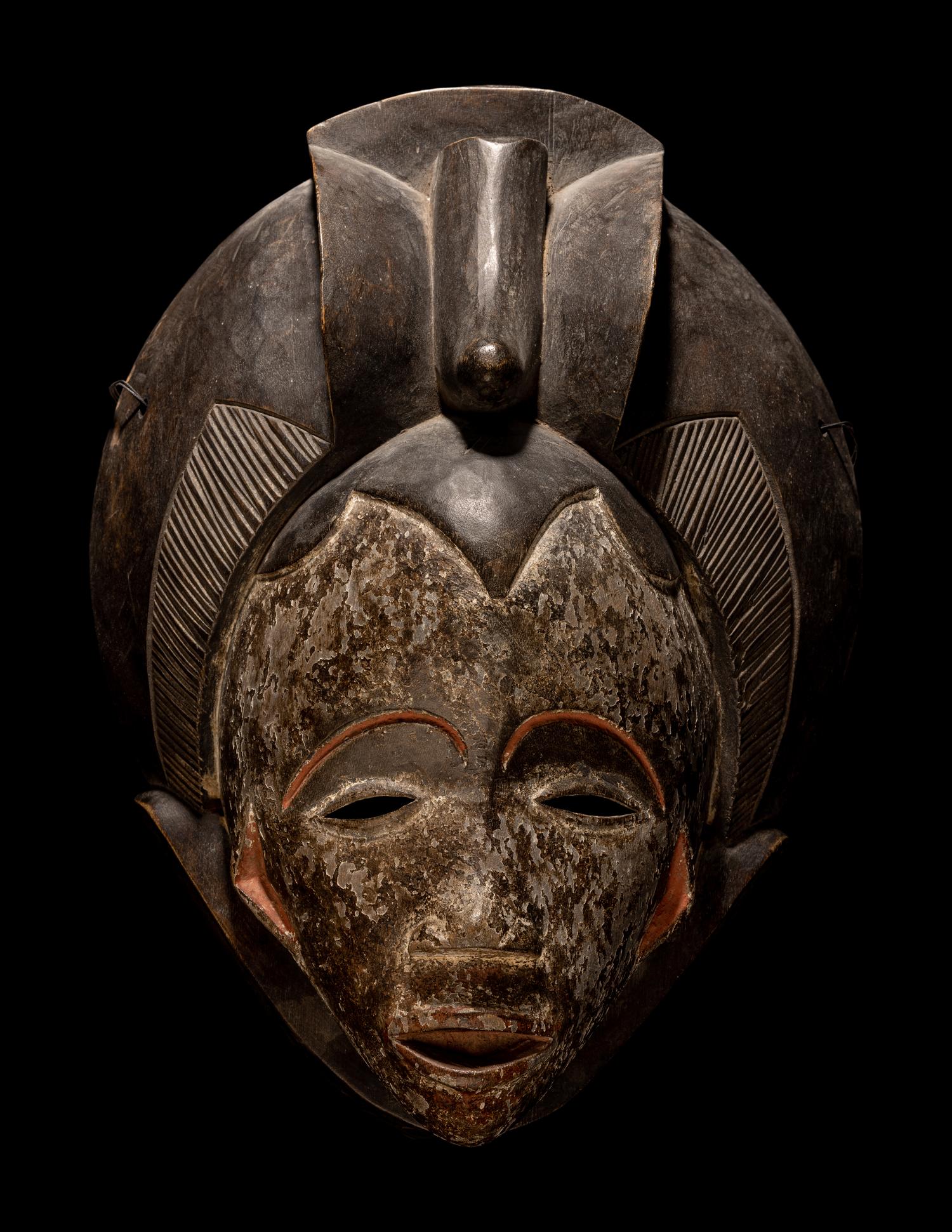 Two Punu Wood Masks