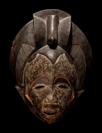 Two Punu Wood Masks