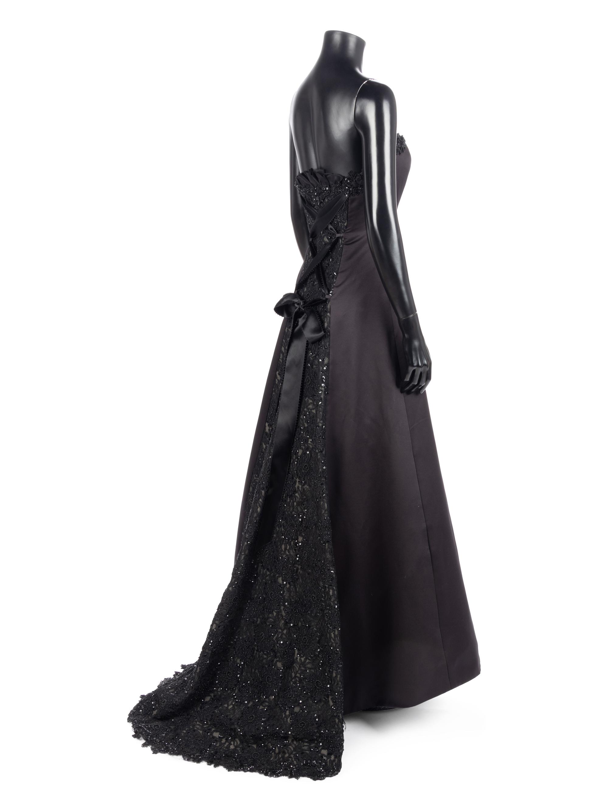 Four Vintage Designer Evening Dresses; One Galanos, One McFadden, One Sarmi, One Sam Carlin, 1970-90s