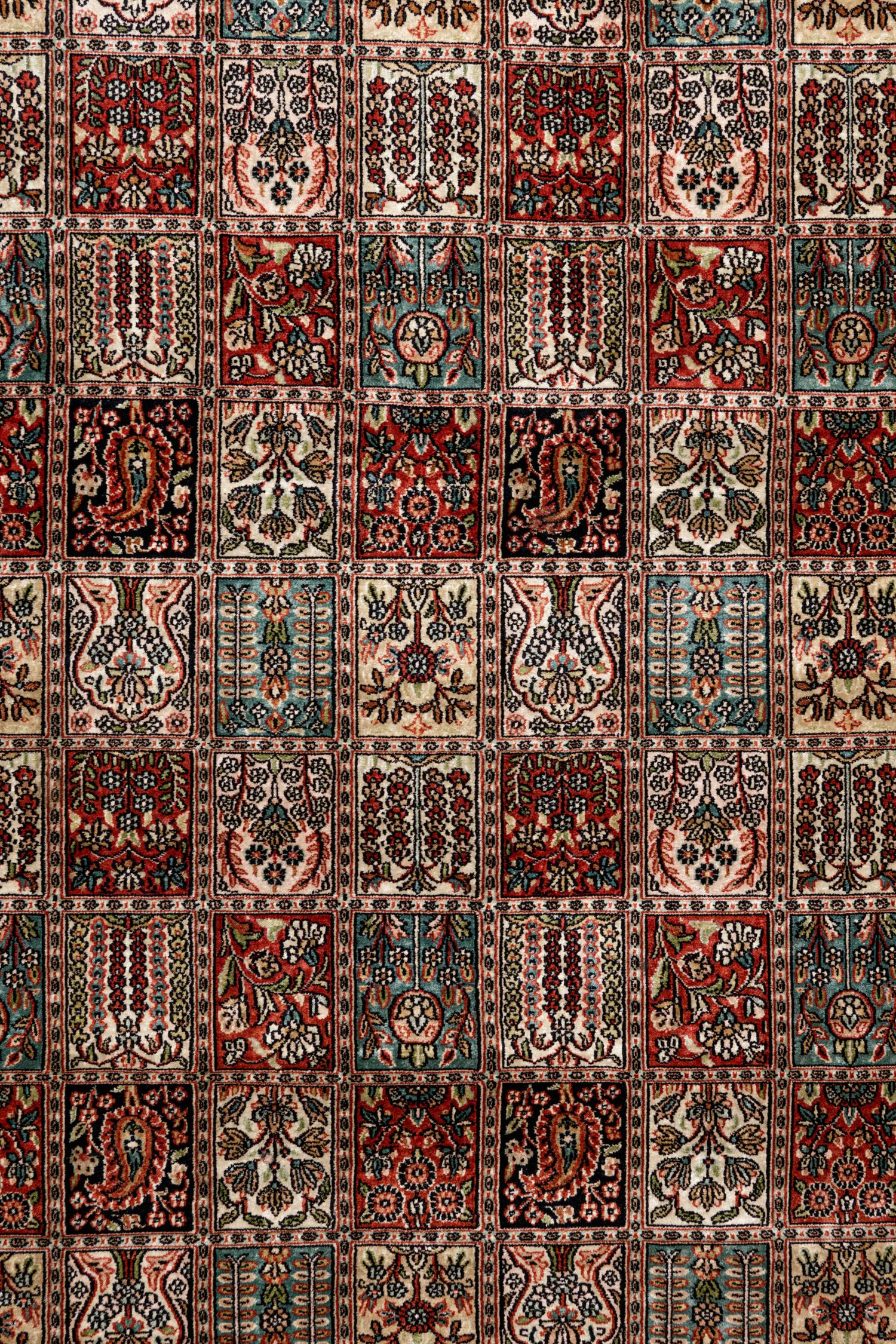 A Bakhtiari Silk Rug