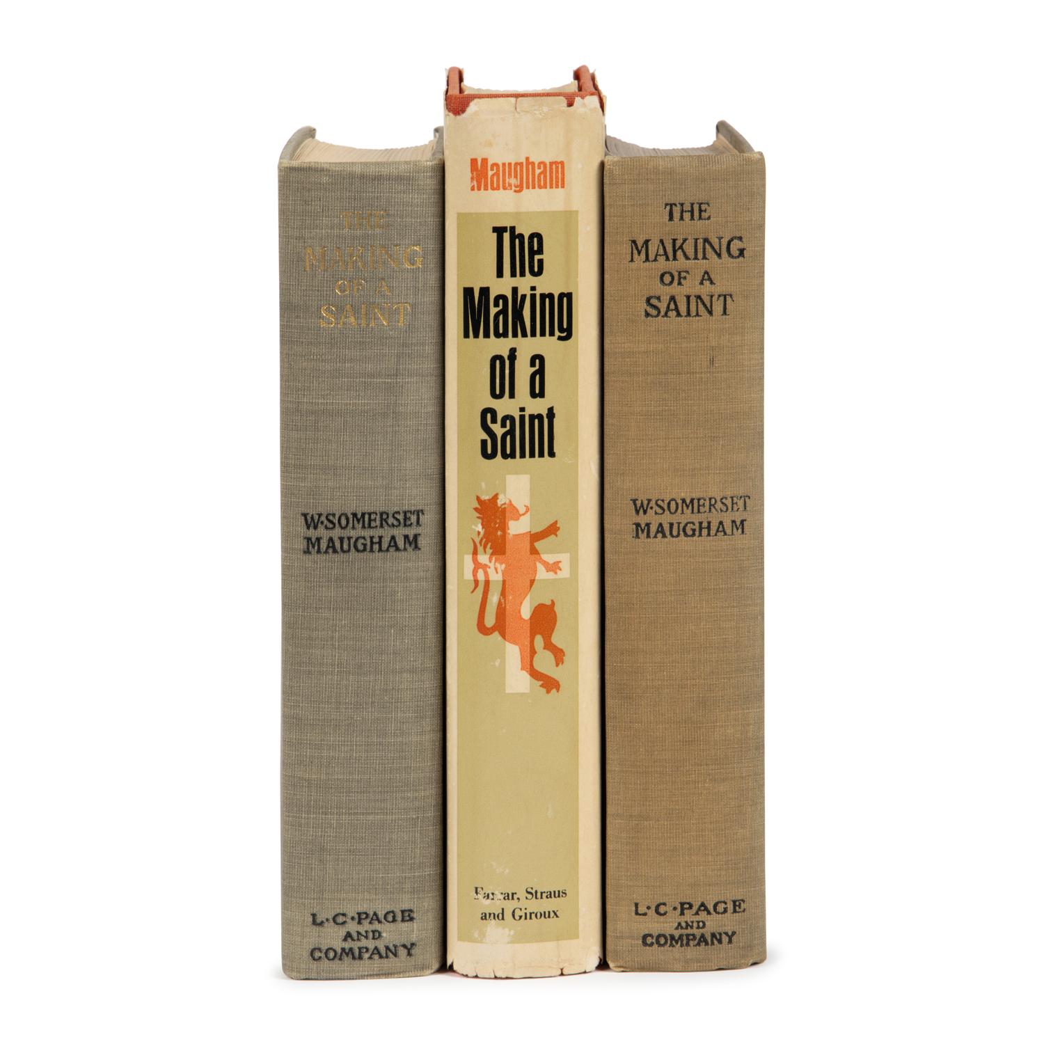 Maugham, W. Somerset (1874-1965). The Making of a Saint . Boston: L.C. Page & Company, 1898.