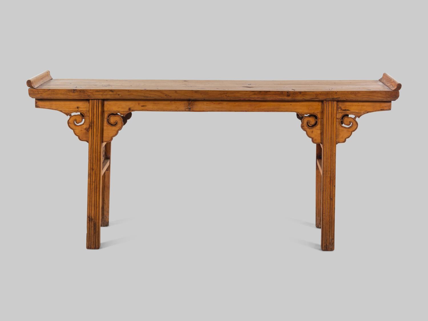 A Chinese Softwood Altar Table, Qiaotou'an