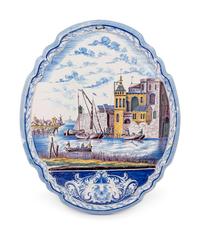 A Dutch Faïence Wall Plaque