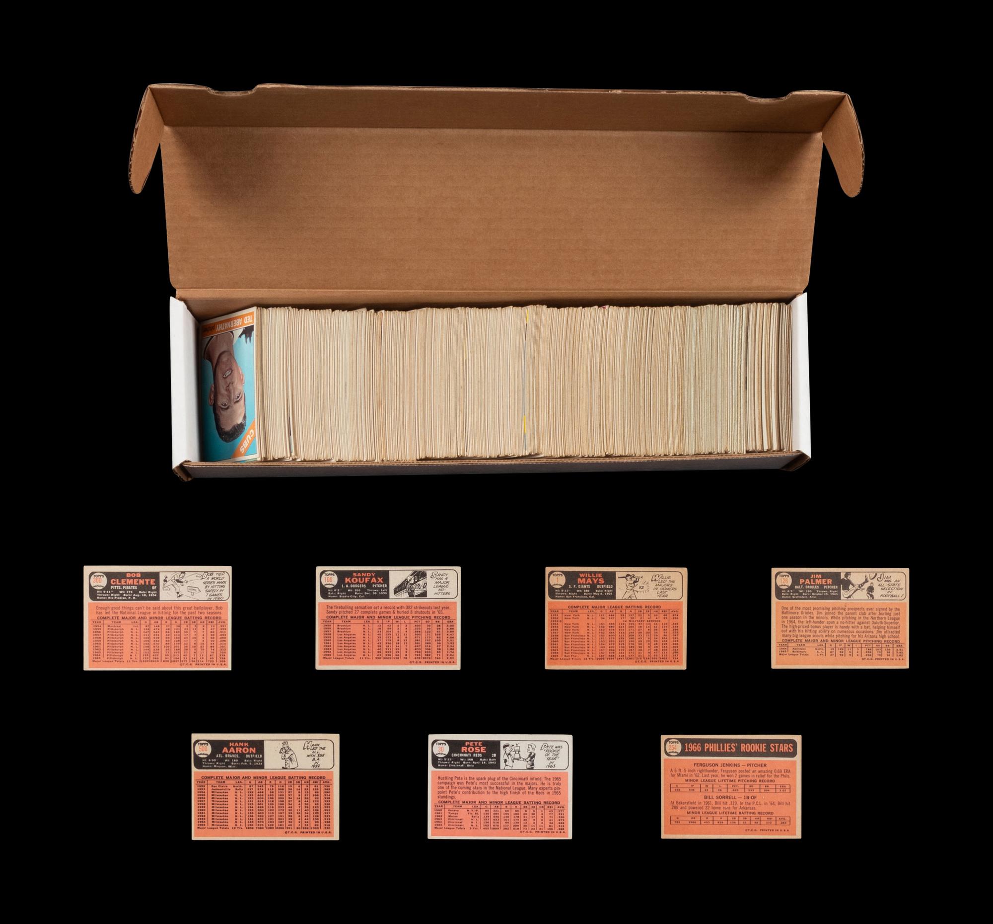 A Near Set of 1966 Topps Baseball Cards (570/598)