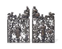 A Pair of Italian Bronze Bas Relief Plaques, Probably 17th / 18th Century