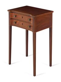 A Kittinger Federal Style Mahogany Side Table
