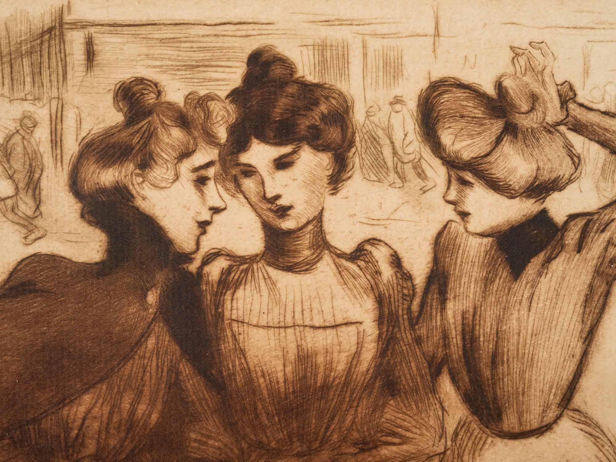 Three Working Girls Out for Lunch