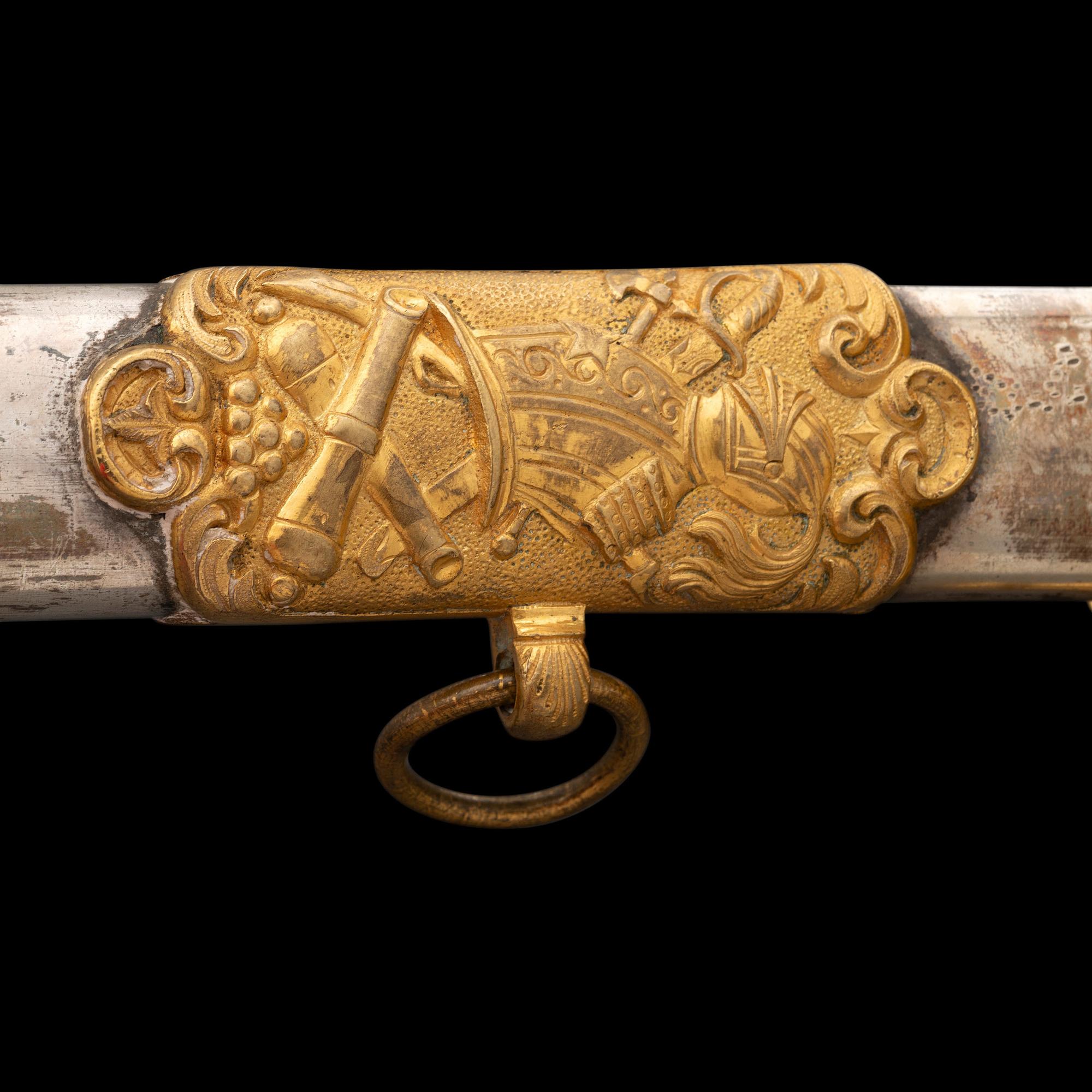 Outstanding Published Clauberg US Model 1850 Officer's Sword of Lt. Thomas McClure, 7th NY Heavy Artillery - KIA at Cold Harbor