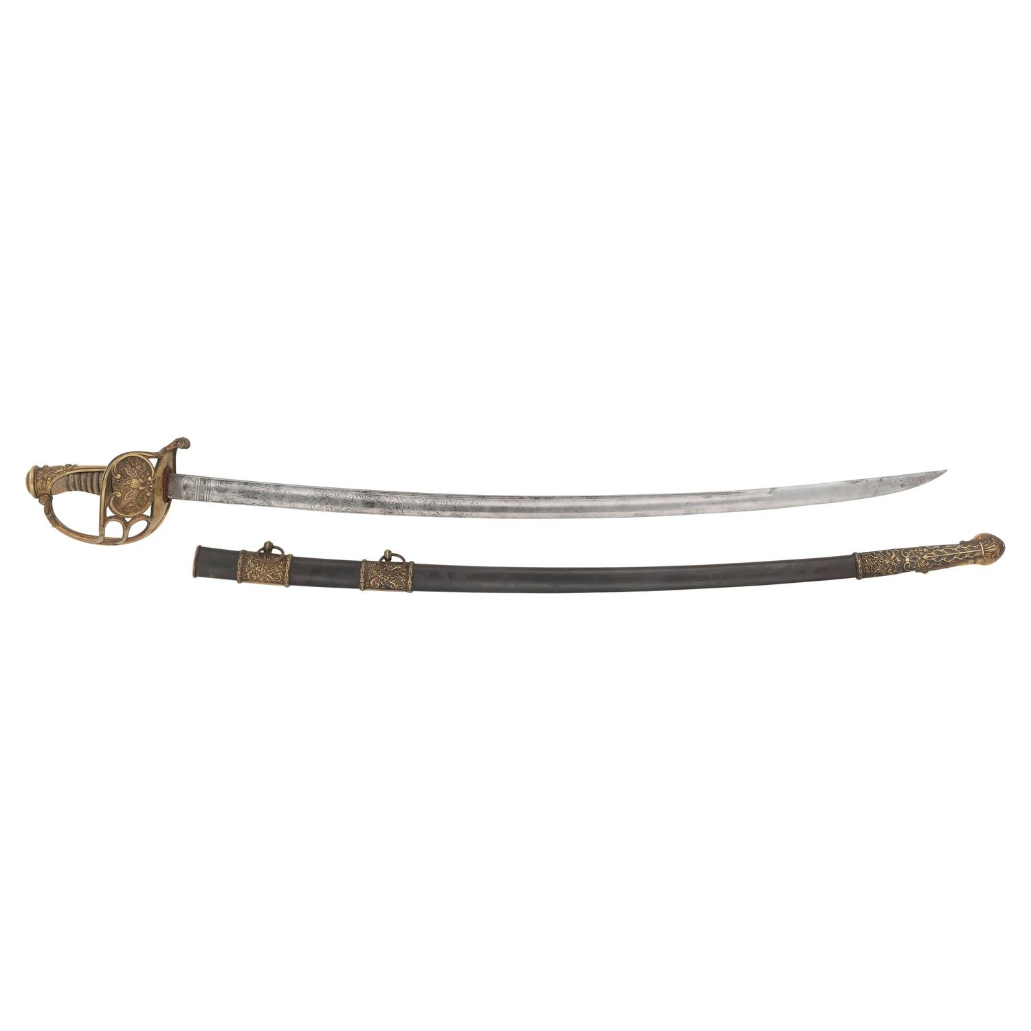 Combination French Hilt Non-Regulation Infantry Officer's Sword by PDL