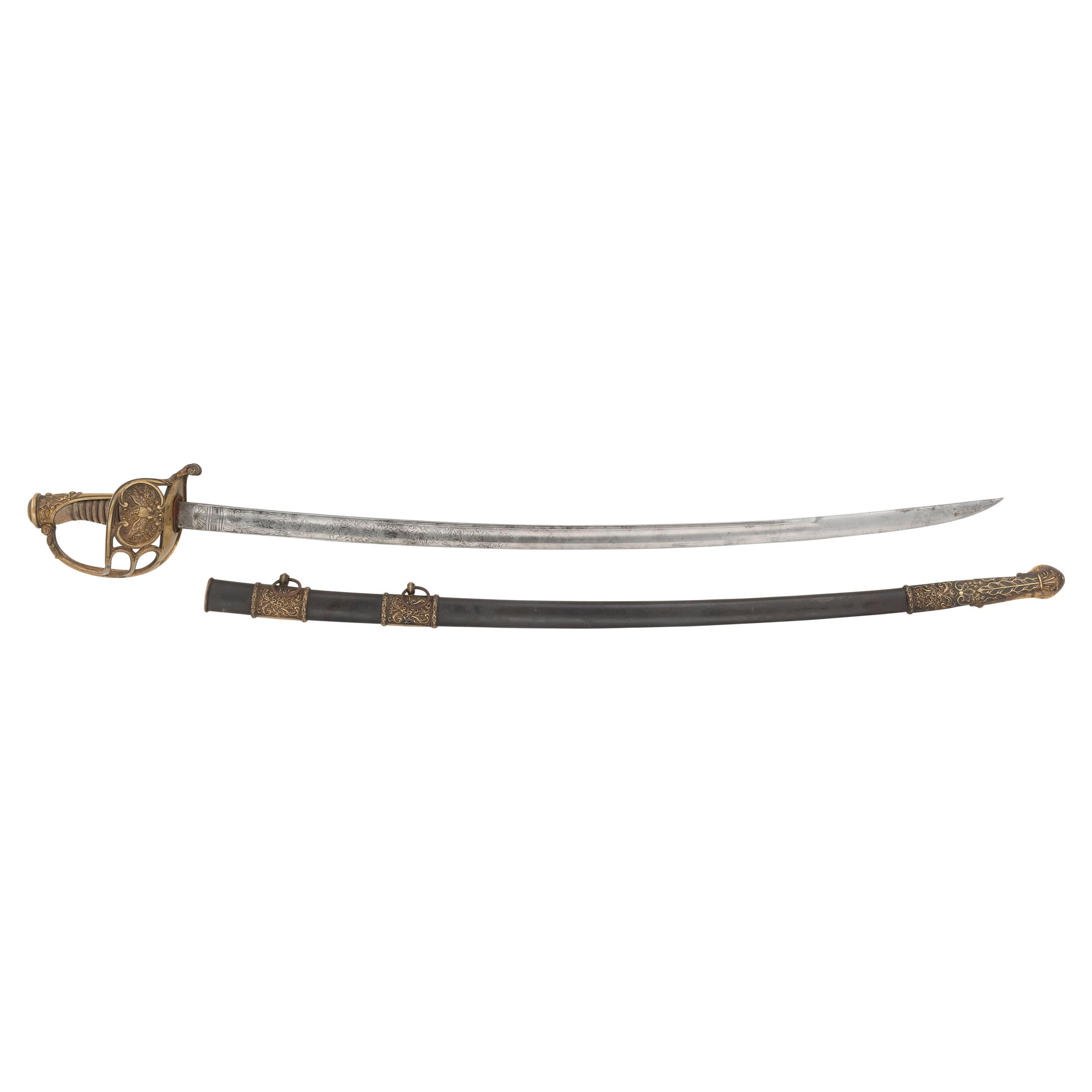 Combination French Hilt Non-Regulation Infantry Officer's Sword by PDL