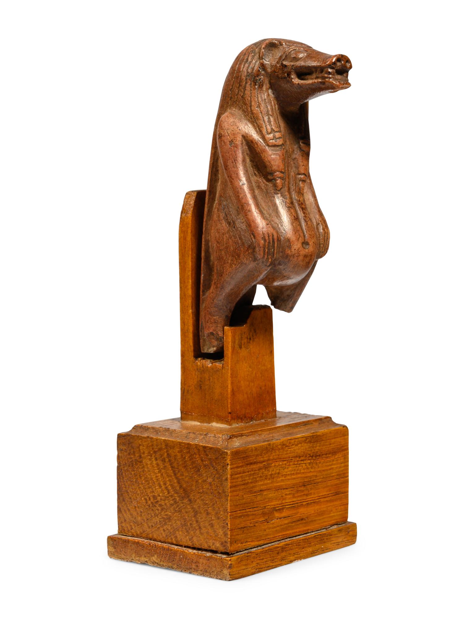 An Egyptian Red Jasper Taweret