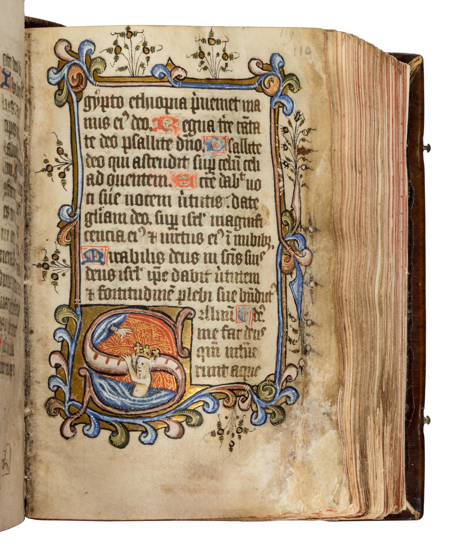 FOLLOWER OF HERMAN SCHEERE (active London, c. 1405-1425) Psalter, Use of Sarum, in Latin, illuminated manuscript on parchment [England, London, c. 1425-35]