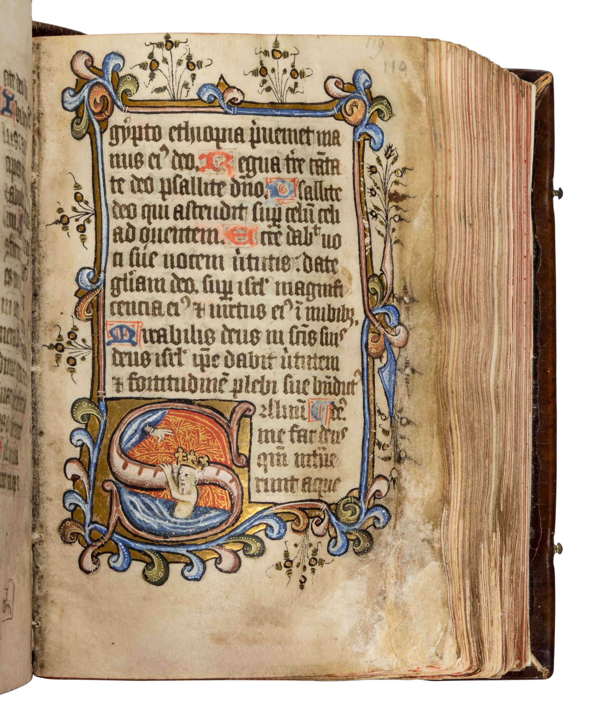 FOLLOWER OF HERMAN SCHEERE (active London, c. 1405-1425) Psalter, Use of Sarum, in Latin, illuminated manuscript on parchment [England, London, c. 1425-35]