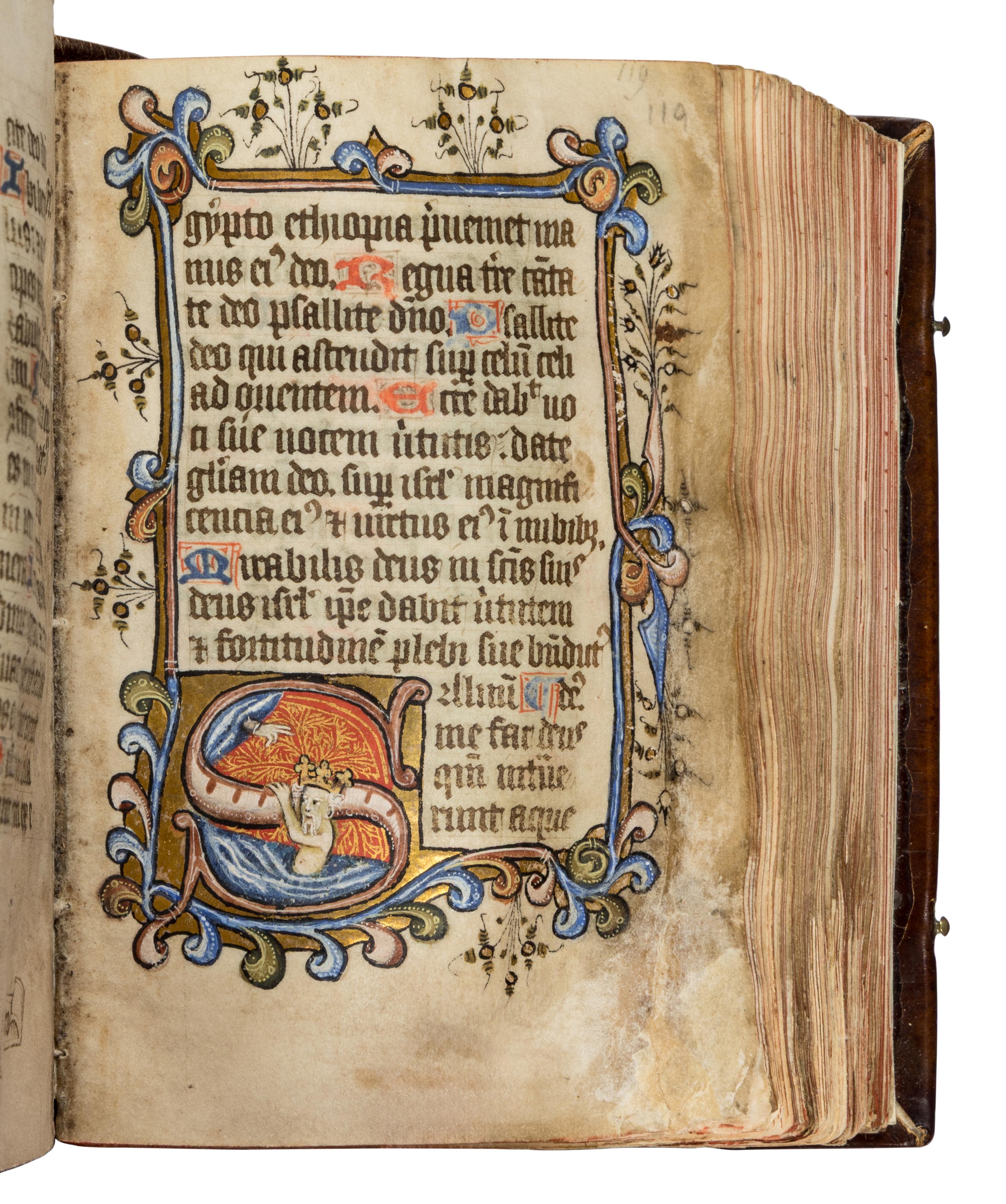 FOLLOWER OF HERMAN SCHEERE (active London, c. 1405-1425) Psalter, Use of Sarum, in Latin, illuminated manuscript on parchment [England, London, c. 1425-35]