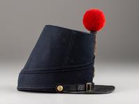 [CIVIL WAR]. Model 1851 US 3rd Artillery Officer's shako.