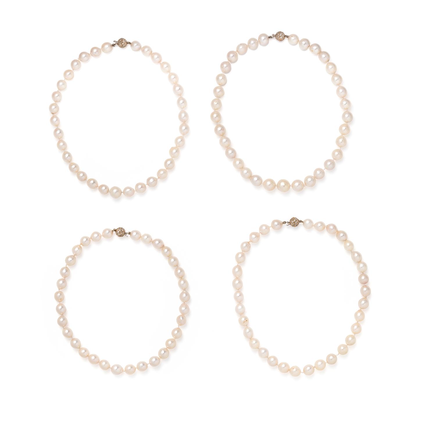 CONVERTIBLE CULTURED PEARL AND DIAMOND NECKLACE