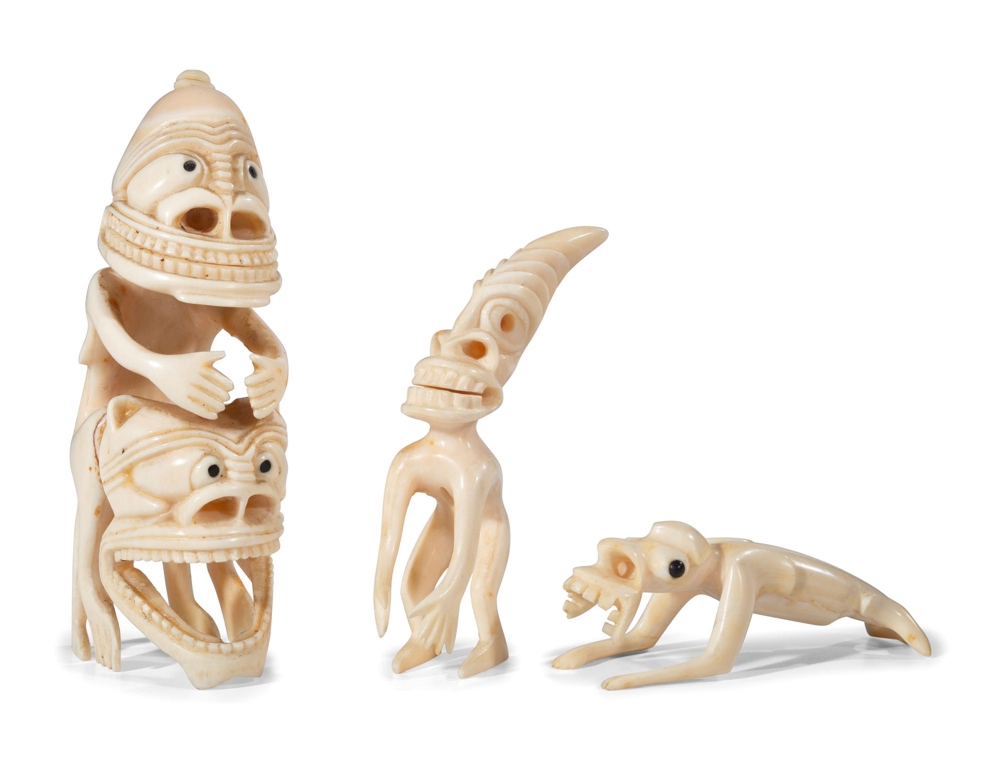 Greenlandic Inuit Carved Tupilaks