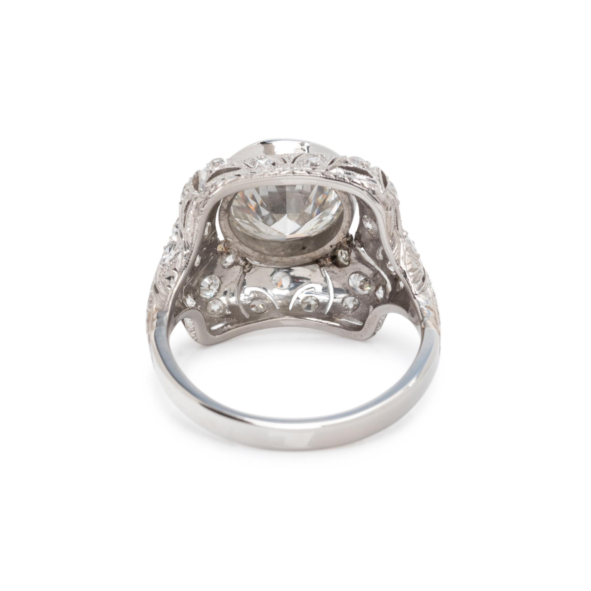 ART DECO, DIAMOND RING