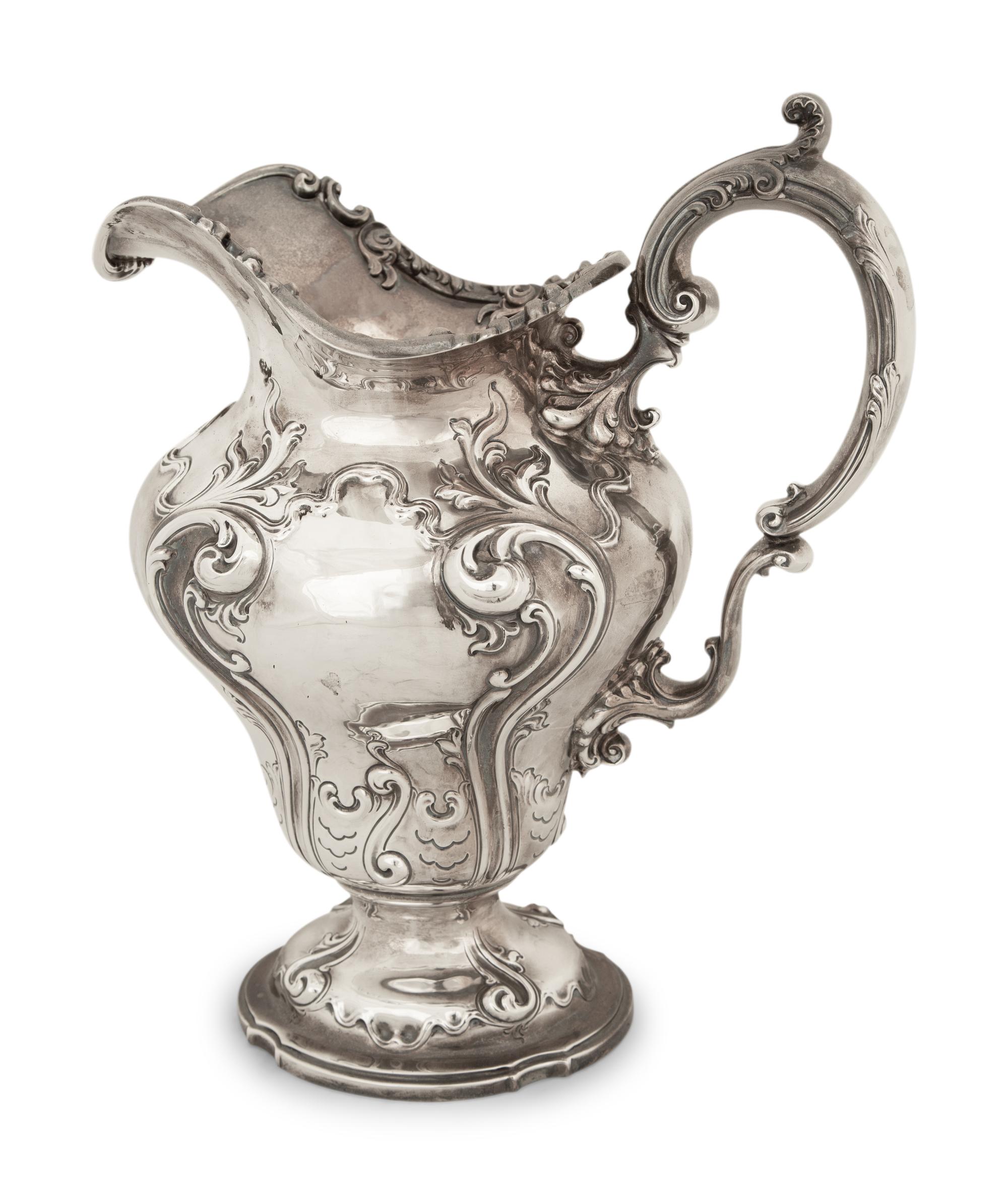 An American Silver Pitcher