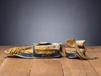 Kiowa Beaded Hide Moccasins