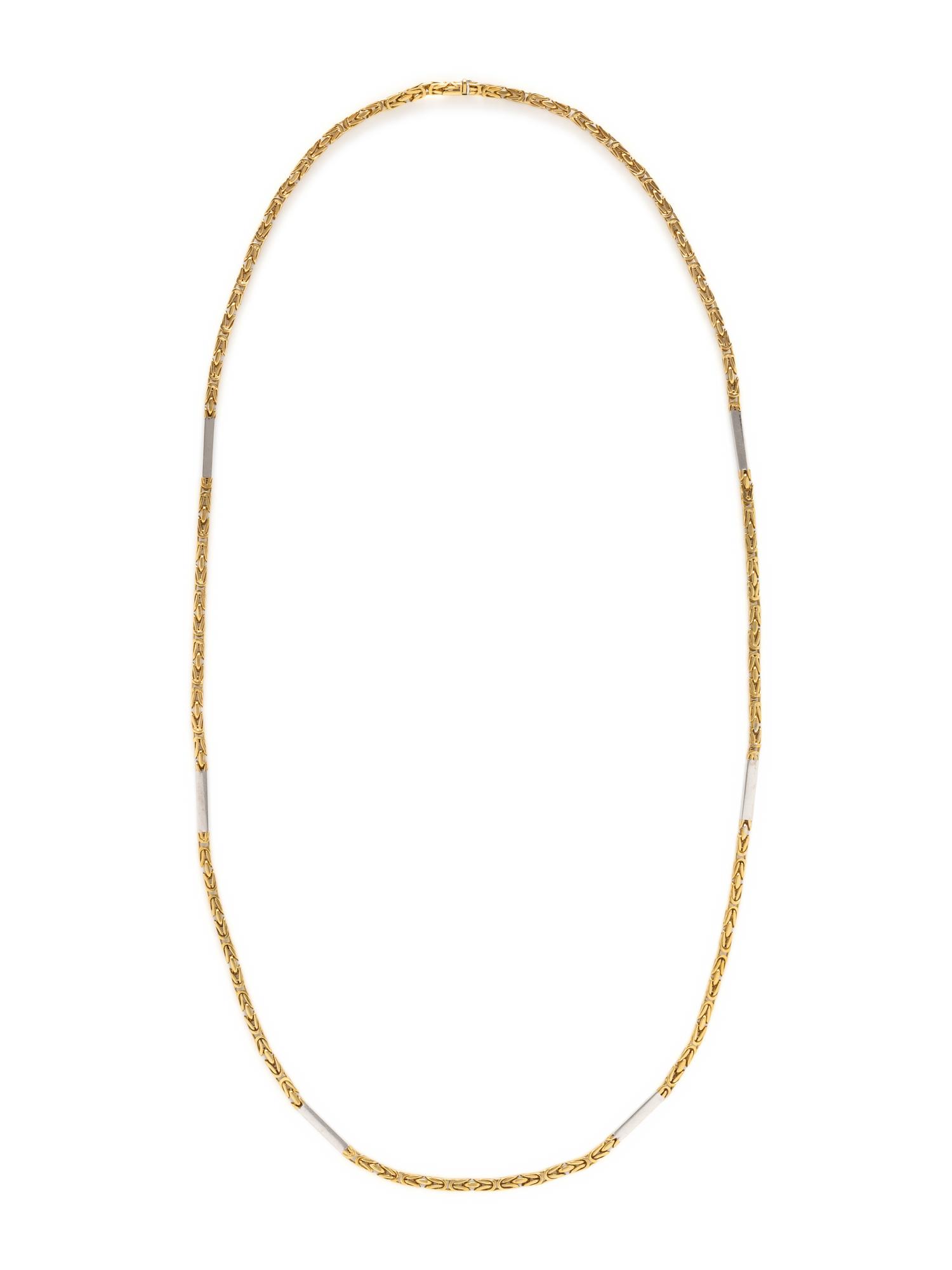NICOLIS COLA, BICOLOR GOLD NECKLACE