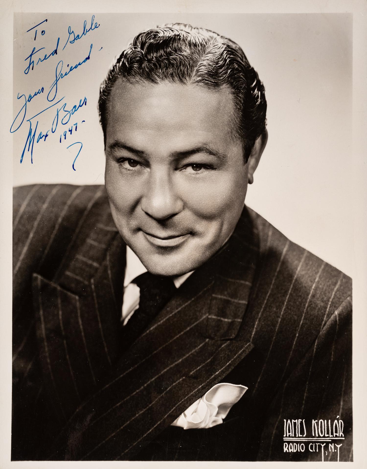 A Group of Max Baer and Buddy Baer Signed Autograph Items,