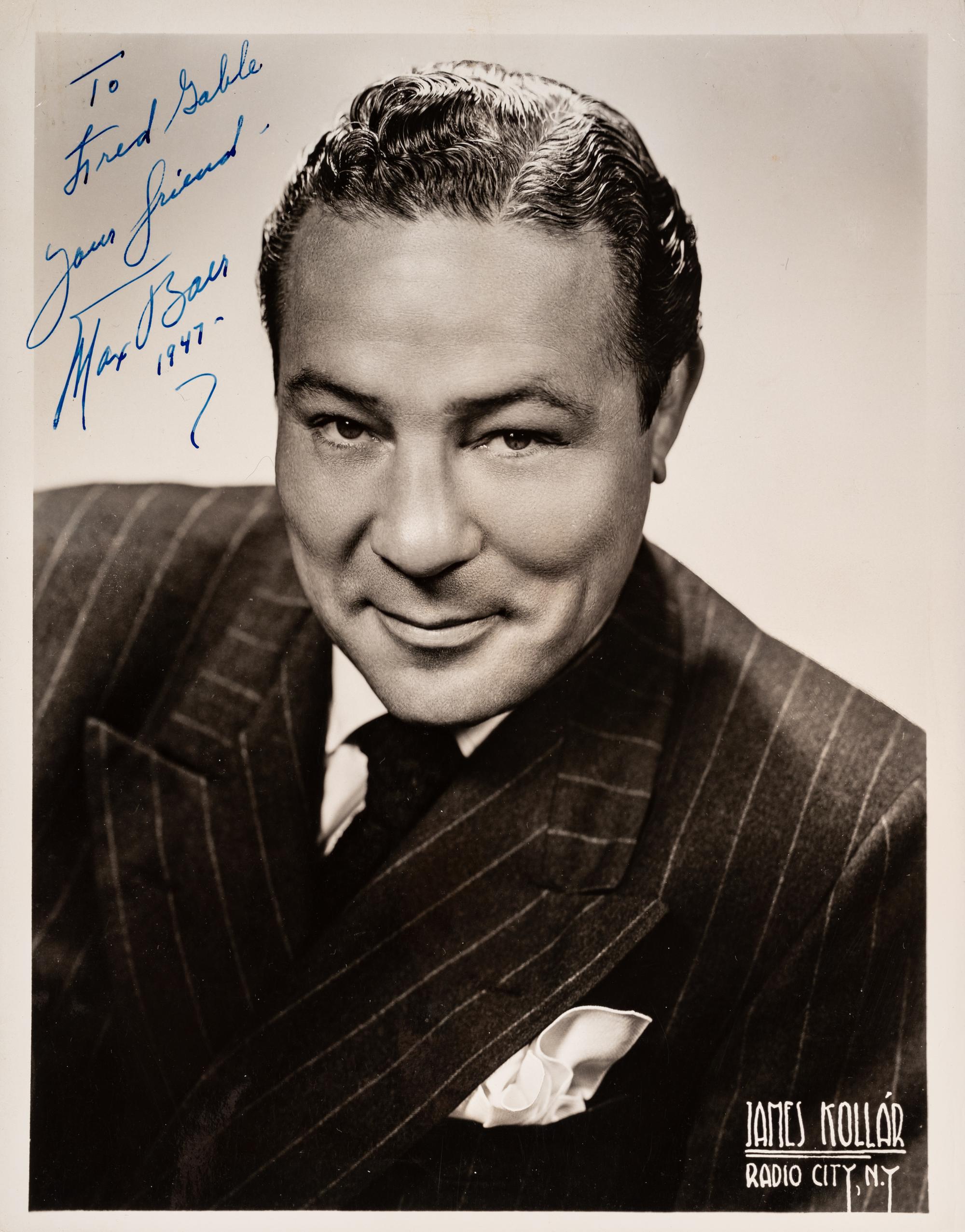 A Group of Max Baer and Buddy Baer Signed Autograph Items,