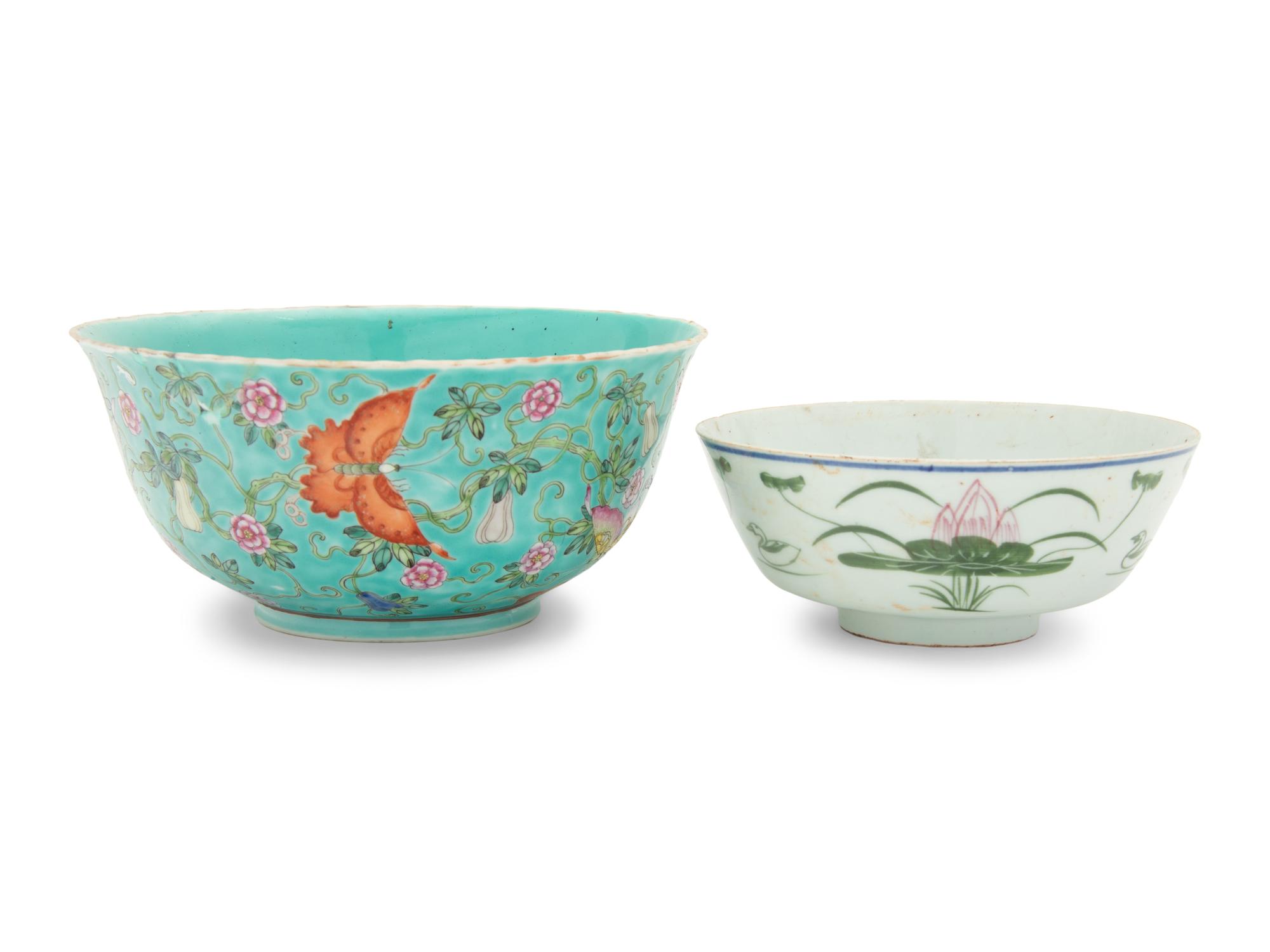 Two Chinese Porcelain Bowls