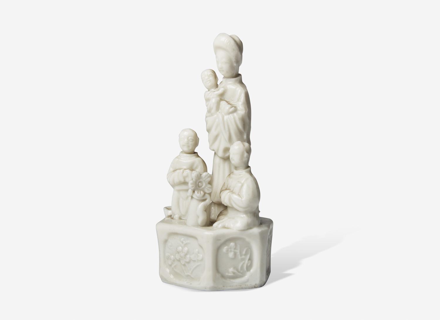 A Chinese Dehua Porcelain Figural Group