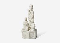 A Chinese Dehua Porcelain Figural Group
