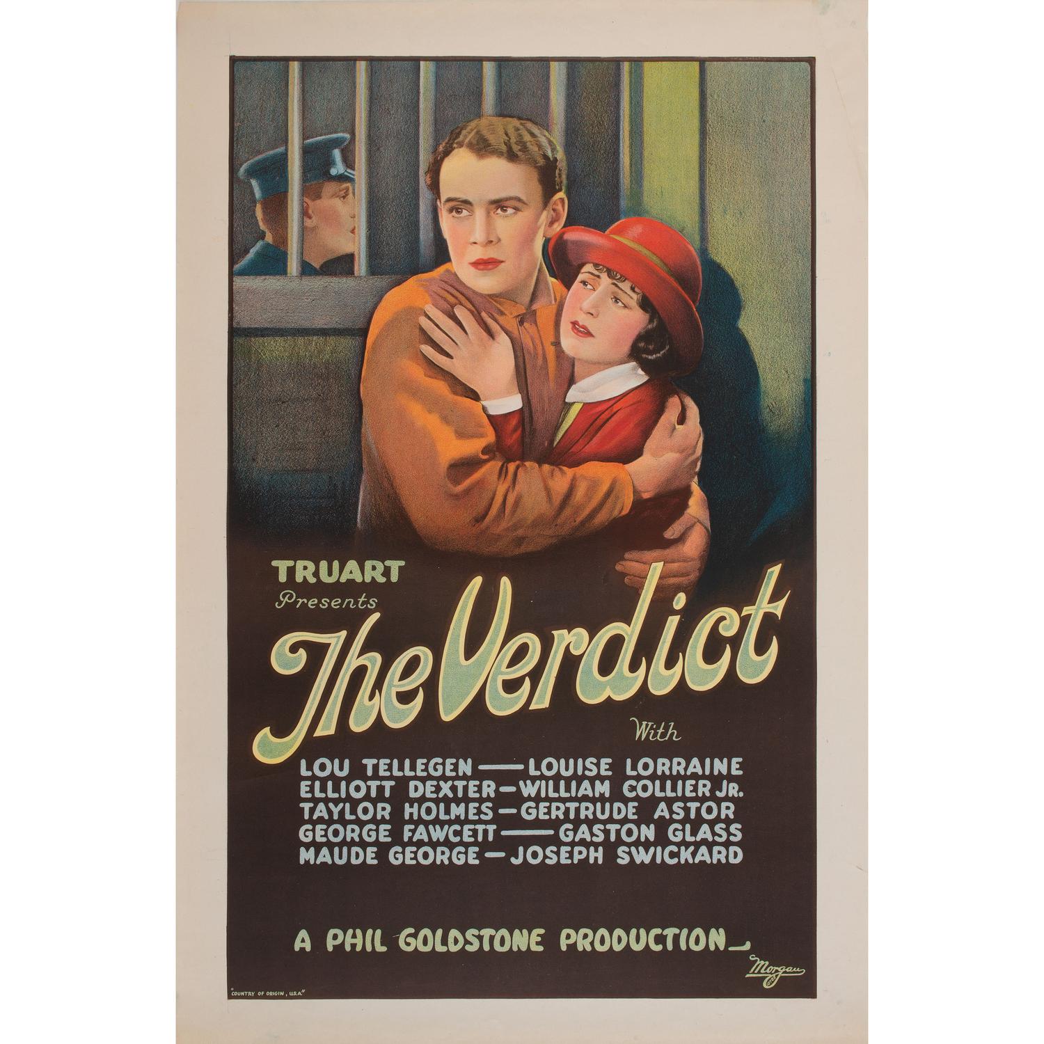 Seven Phil Goldstone "The Verdict" Film Posters
