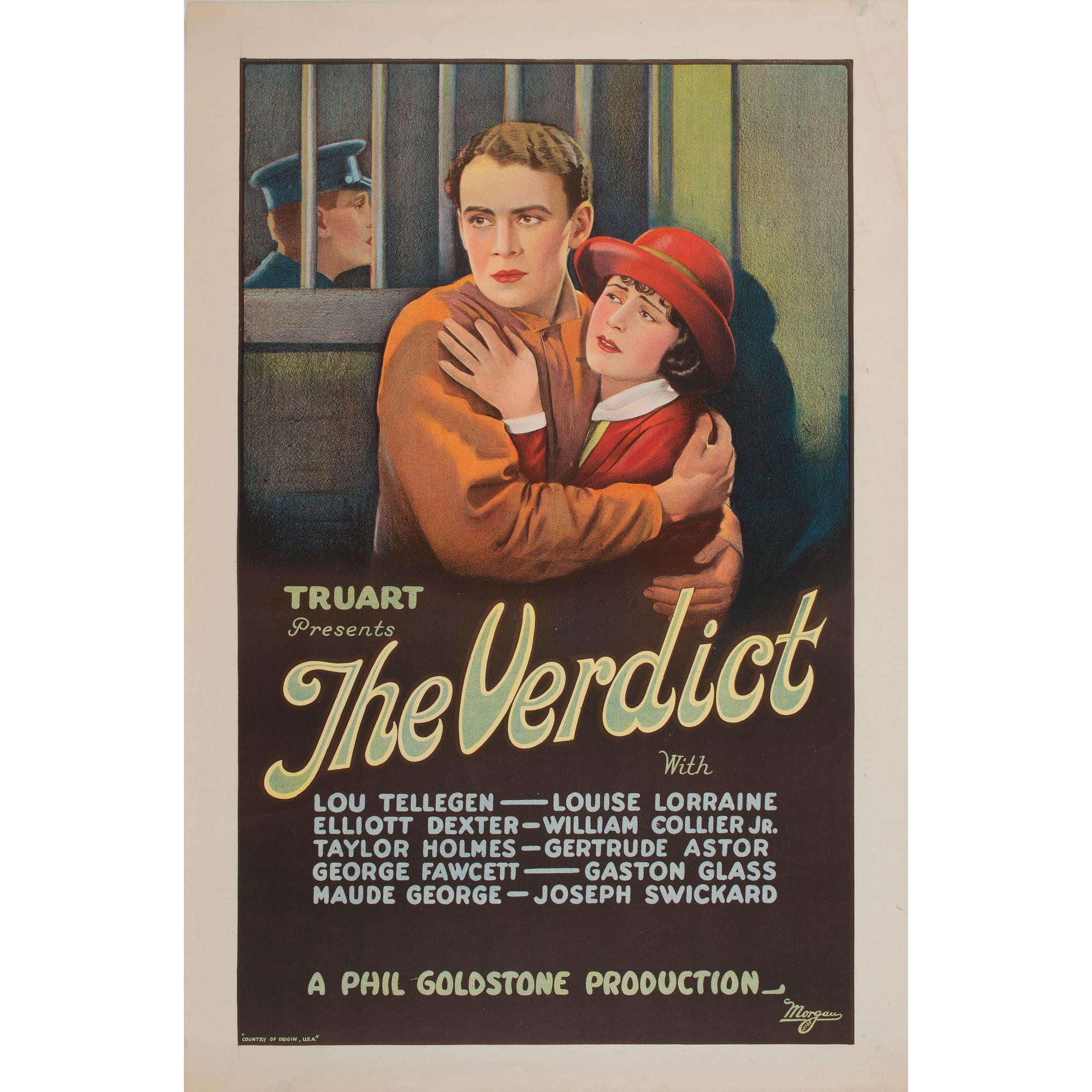 Seven Phil Goldstone "The Verdict" Film Posters