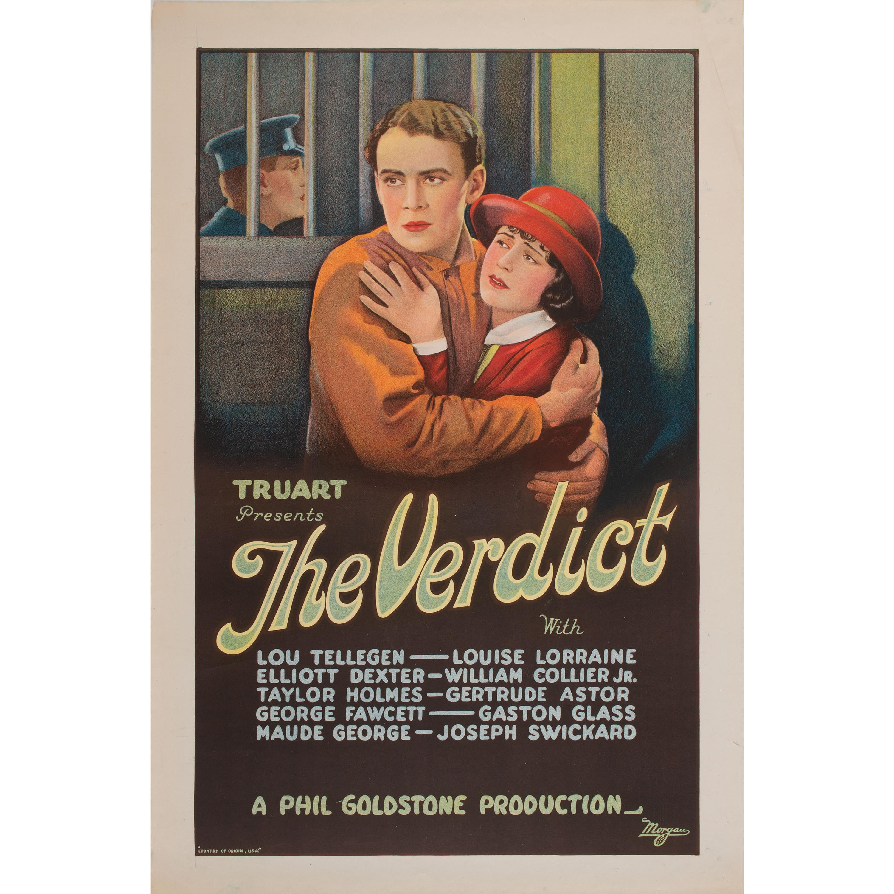 Seven Phil Goldstone "The Verdict" Film Posters