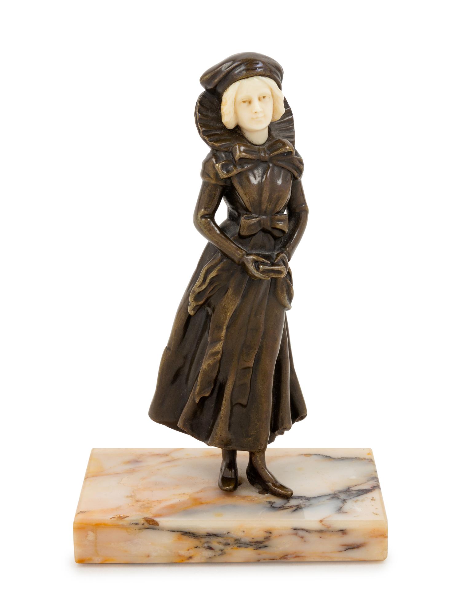 A Continental Bronze Figure