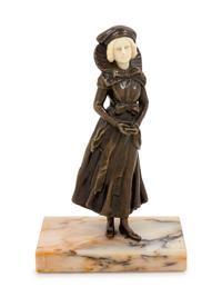 A Continental Bronze Figure