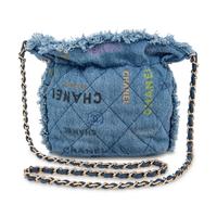 Chanel, Quilted Denim Mood Mini Bucket Bag