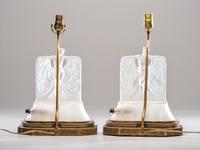 Pair of Art Deco Boudoir Lamps