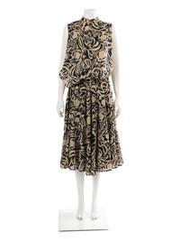 Yohji Yamamoto "Dufy" Floral Print Dress, Fall/Winter 2007