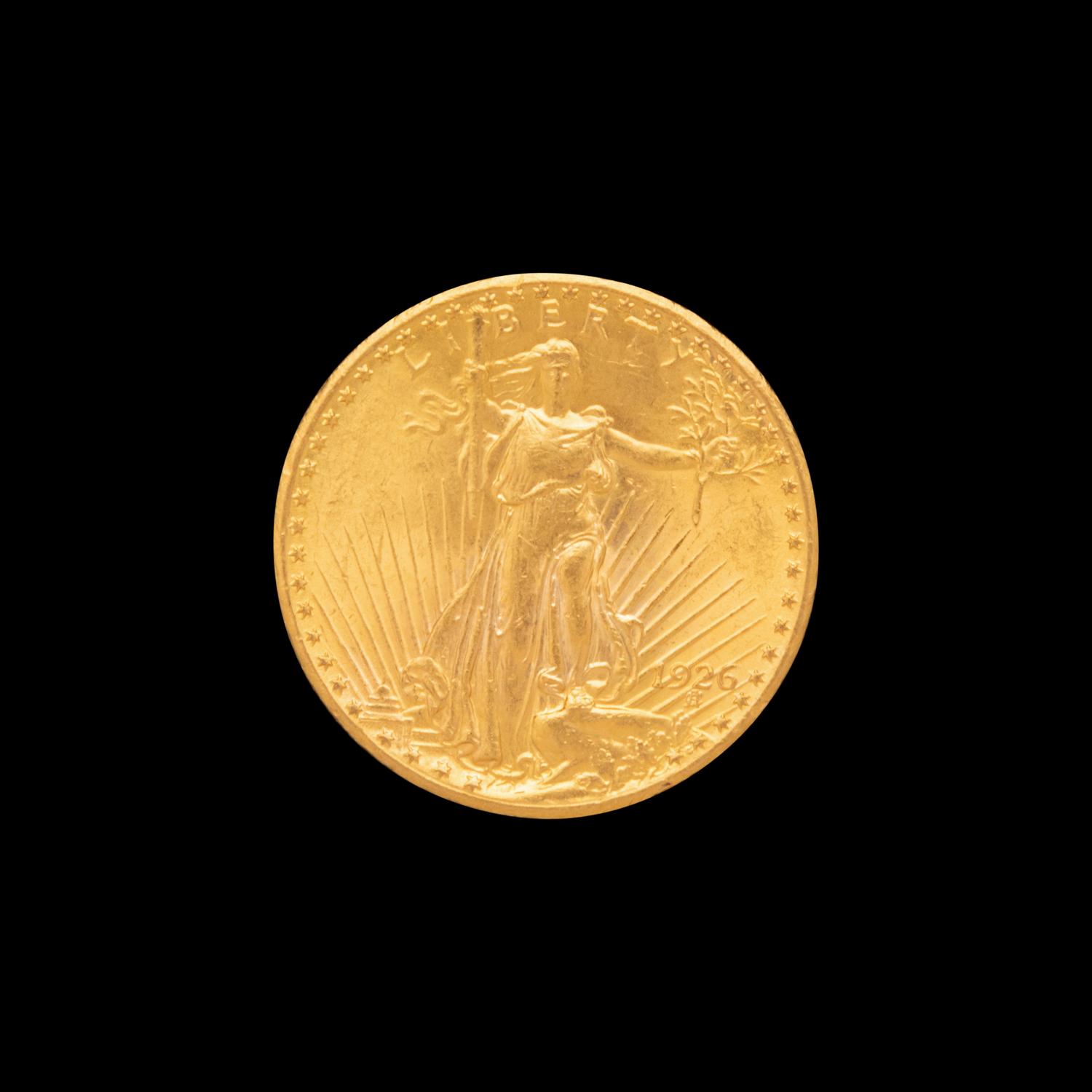 A 1926 Saint-Gaudens $20 Gold Coin