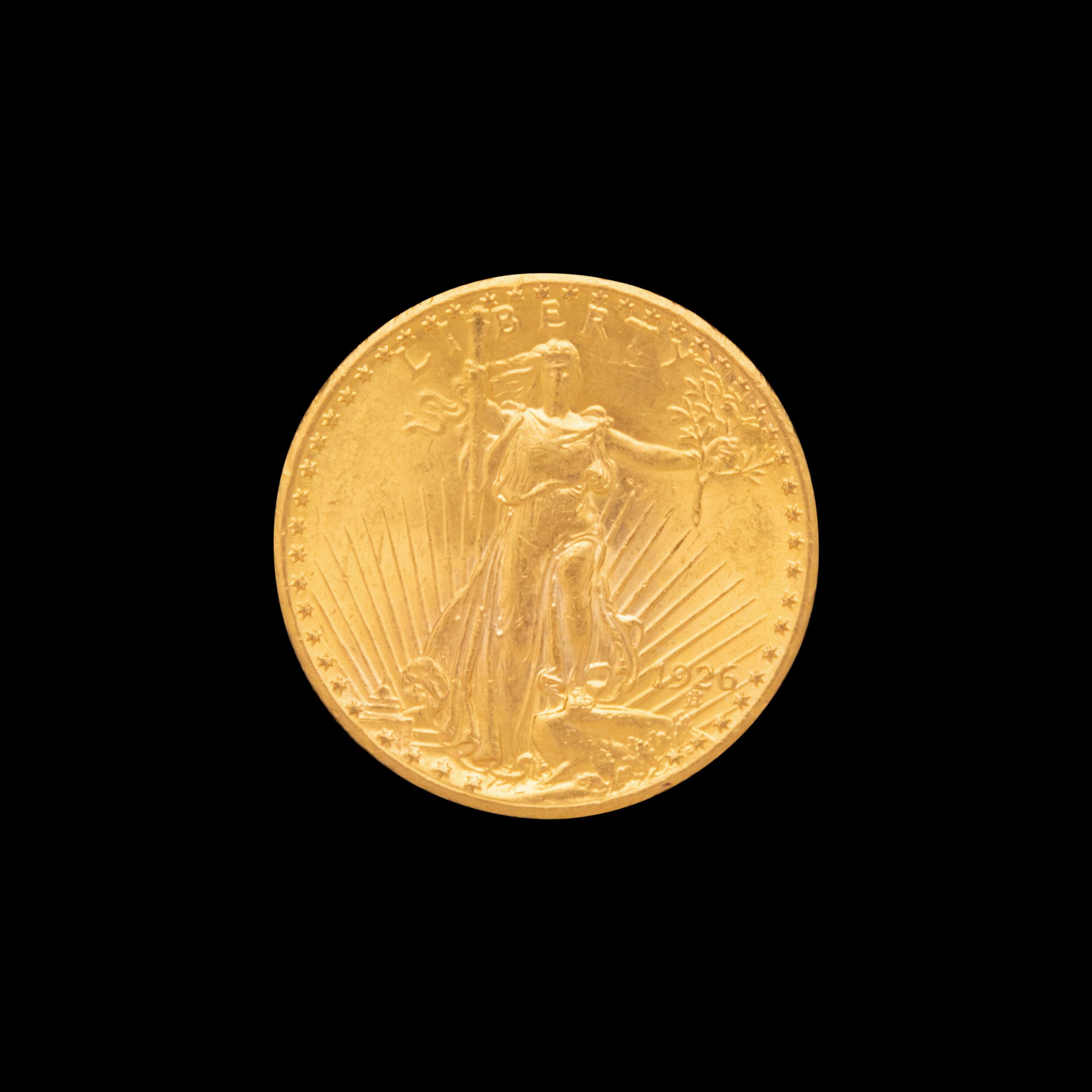 A 1926 Saint-Gaudens $20 Gold Coin