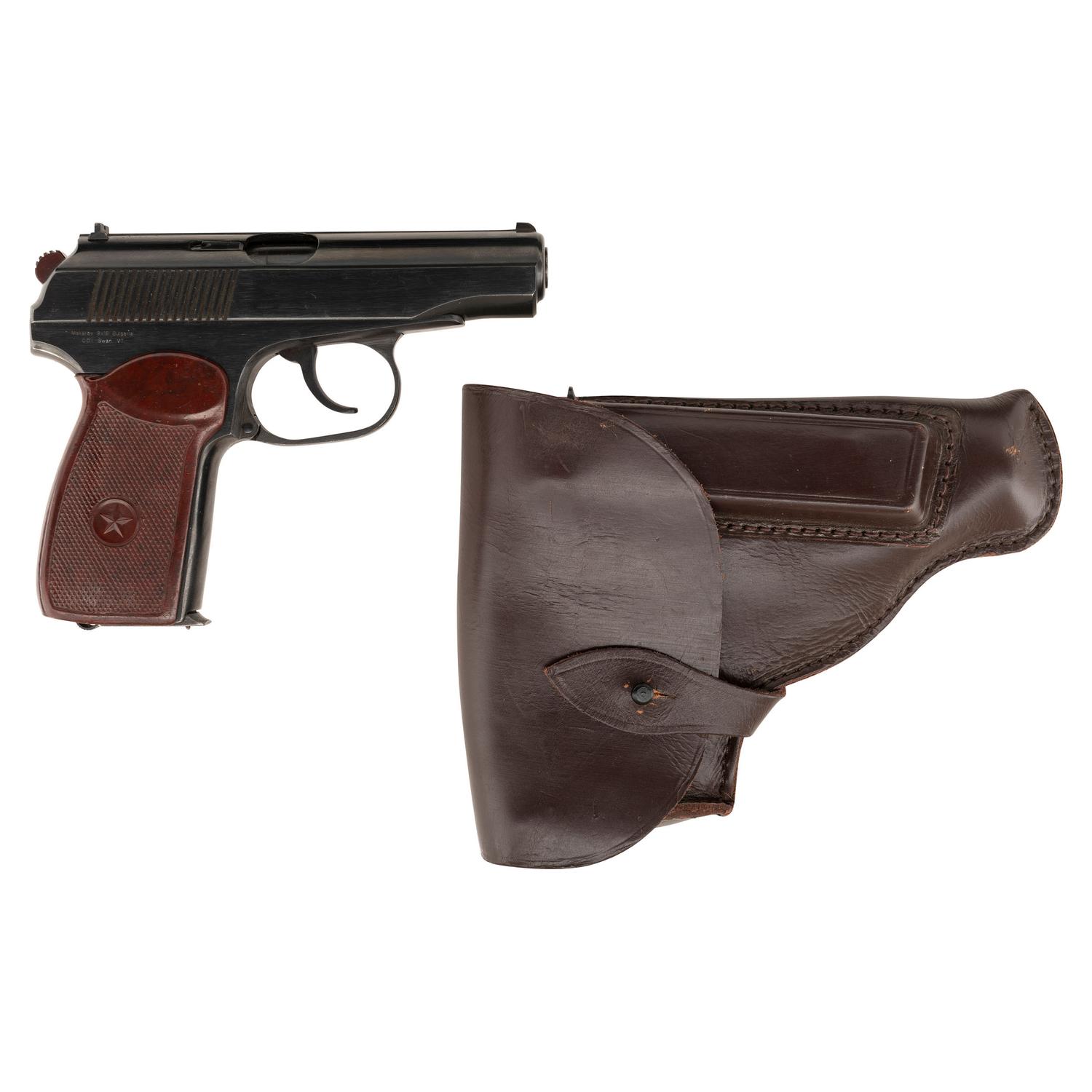 *Bulgarian Makarov Pistol with Holster and Spare Magazine
