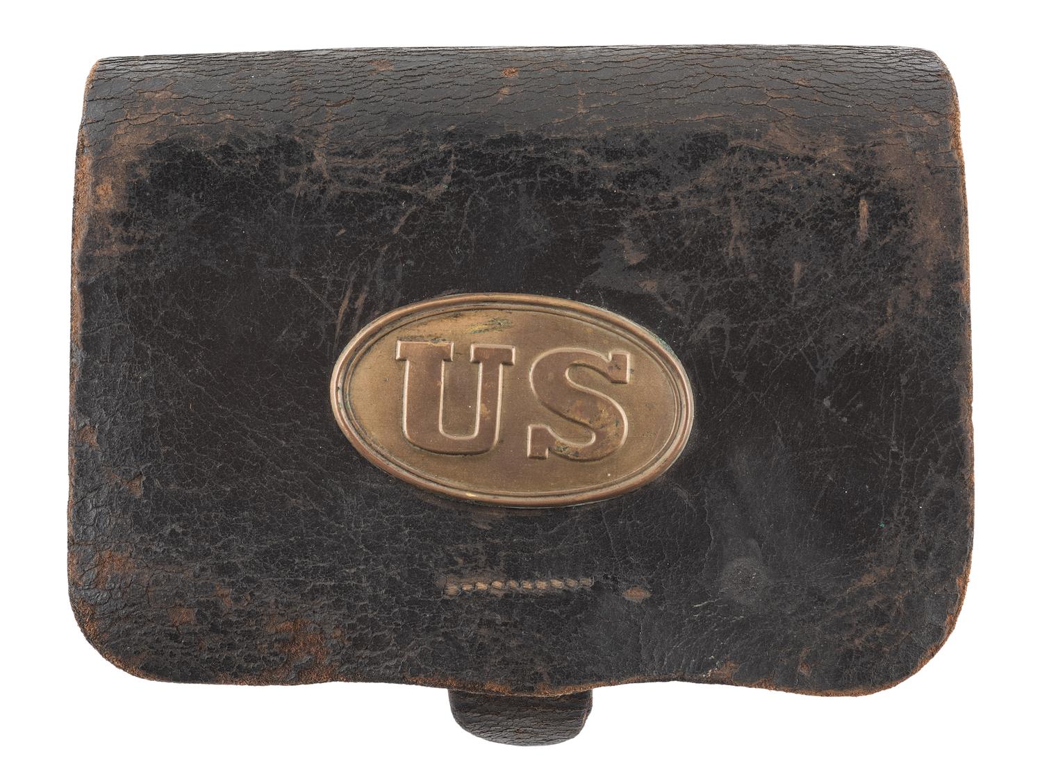 [CIVIL WAR]. Model 1855 pistol carbine cartridge box by H.A. Dingee, New York.