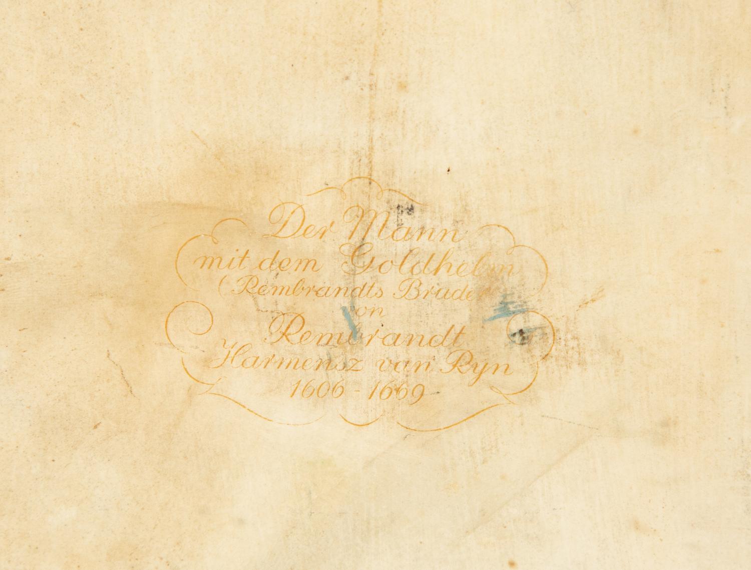 A Rosenthal Porcelain Plaque After Rembrandt