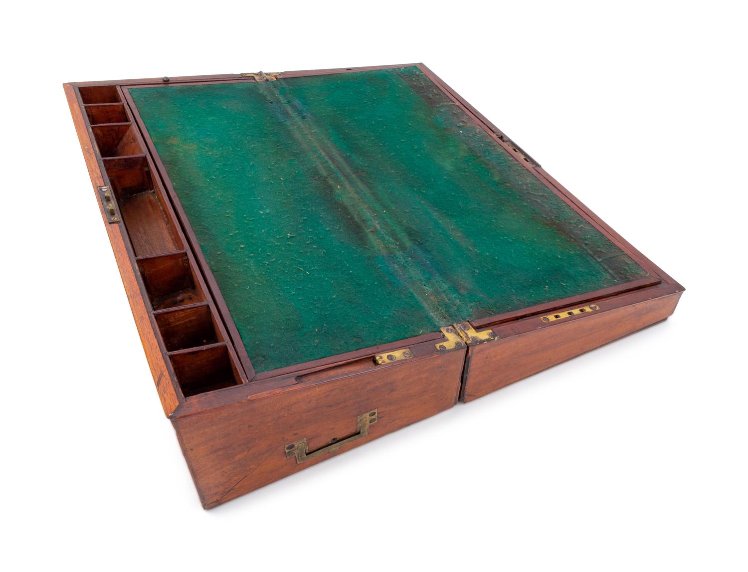 A George III Inlaid Mahogany Lap Desk