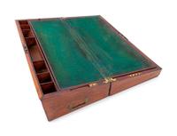 A George III Inlaid Mahogany Lap Desk